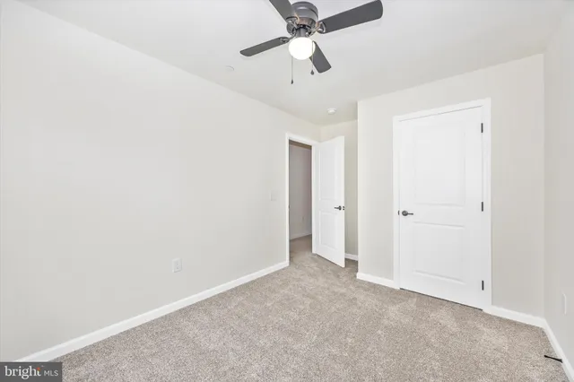 a view of an empty room