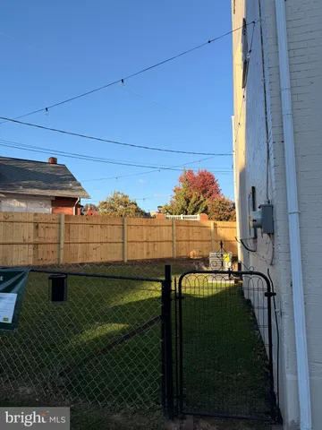 a view of a pathway of a building