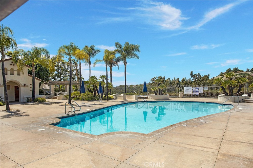 3 Avenida Cristal San Clemente, CA 92673 - Photo 32 of 36 a view of swimming pool with outdoor seating and plants