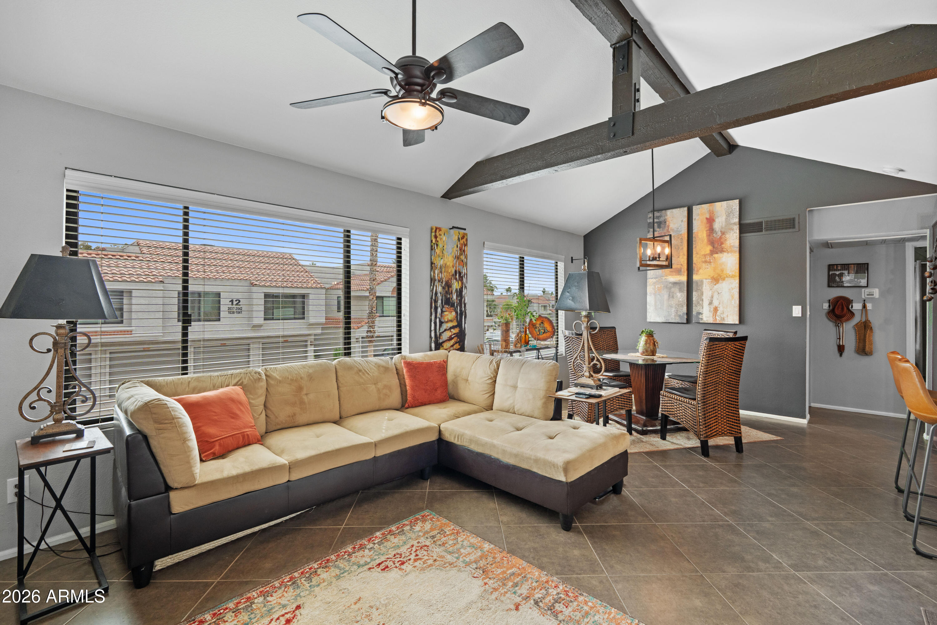10115 East Mountain View Road, Unit 2048 Scottsdale, AZ 85258 - Photo 4 of 22 Spacious Living Room