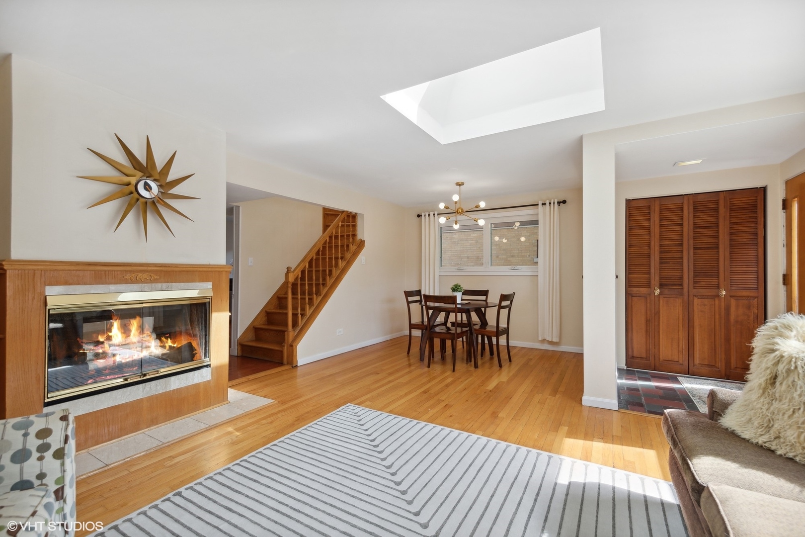 186 West Burlington Street Riverside, IL 60546 - Photo 4 of 19 a living room with furniture and a fireplace