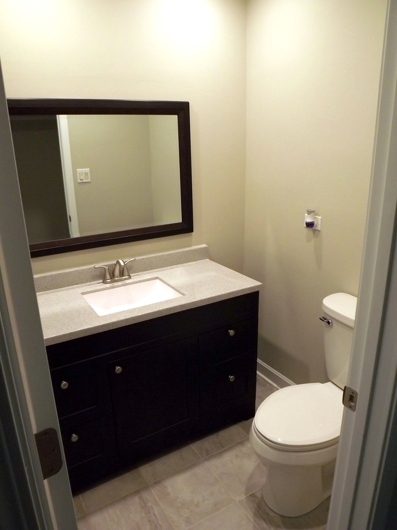 18056 Perth Avenue Homewood, IL 60430 - Photo 30 of 42 a bathroom with a sink vanity mirror and toilet