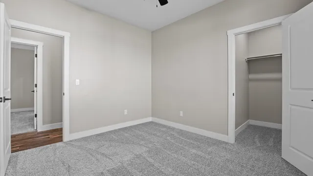 a view of an empty room