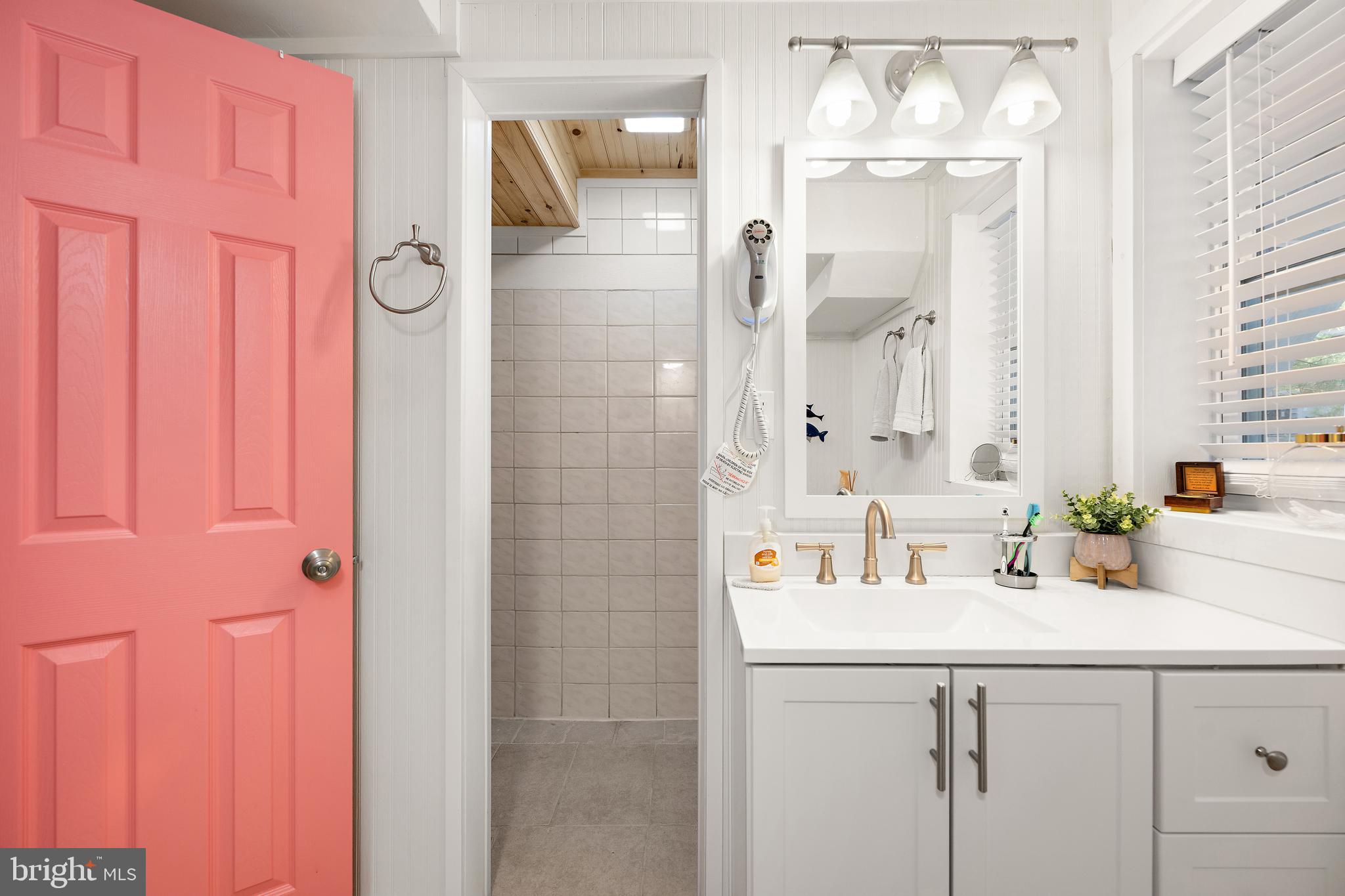 8 Virginia Avenue Milton, DE 19968 - Photo 41 of 50 a bathroom with a sink vanity and a mirror