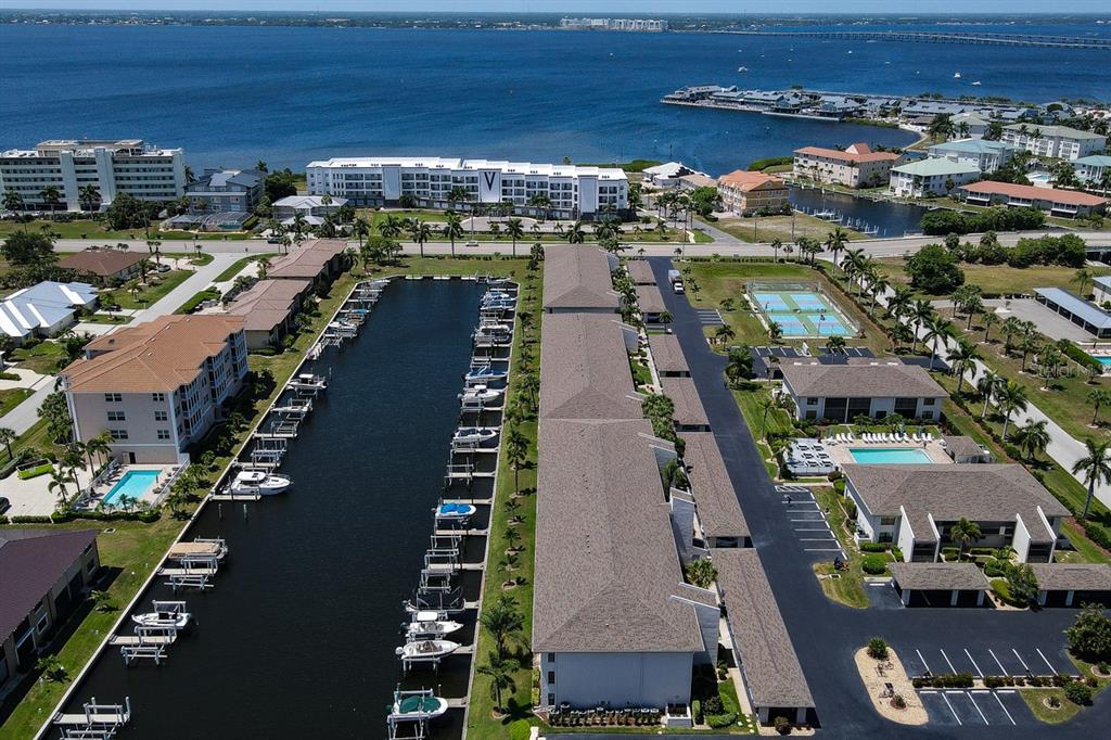 335 Coldeway Drive, Unit F21 Punta Gorda, FL 33950 - Photo 42 of 45 an aerial view of a