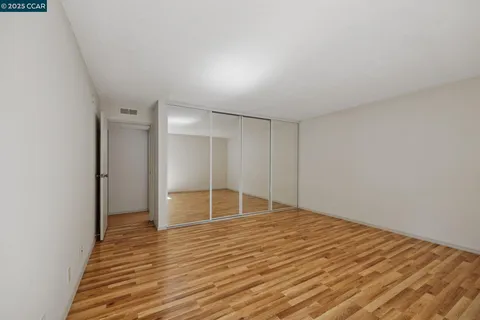 an empty room with window