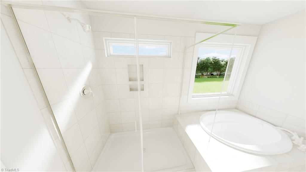 5426 Rock Valley Drive Trinity, NC 27370 - Photo 17 of 22 Primary Shower and Spa Bath - Virtual Representation