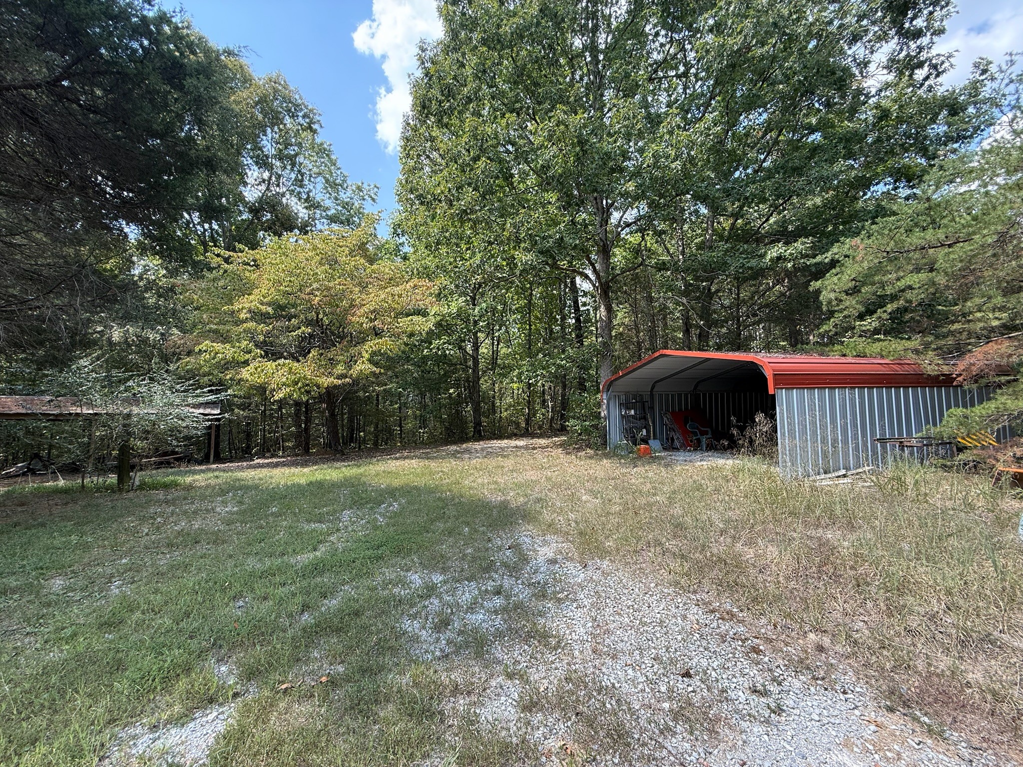 145 Brier Hill Road Ethridge, TN 38456 - Photo 35 of 64 a view of a backyard with large trees