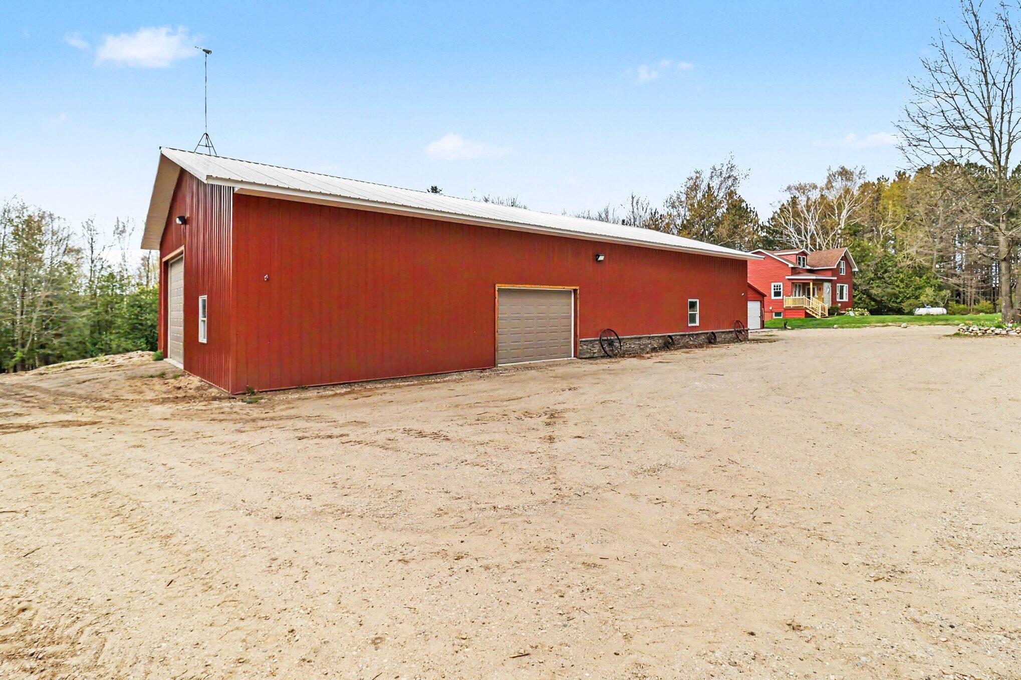 3625 South County Line Road Manistee, MI 49660 - Photo 26 of 34 40 x 80 pole barn