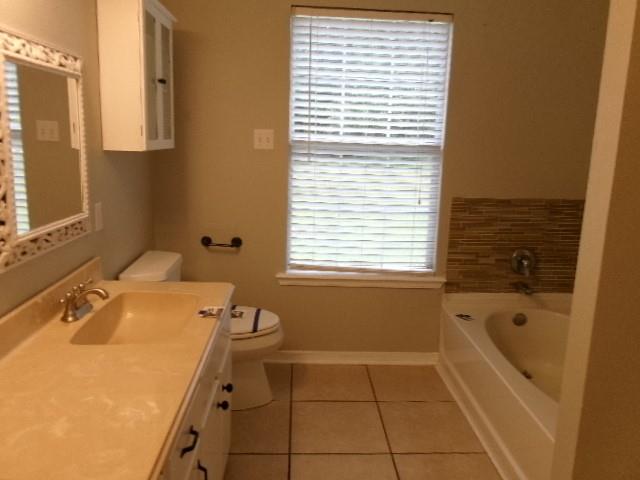 13234 4 Forks Road Keithville, LA 71047 - Photo 14 of 19 a bathroom with a tub a sink and a window