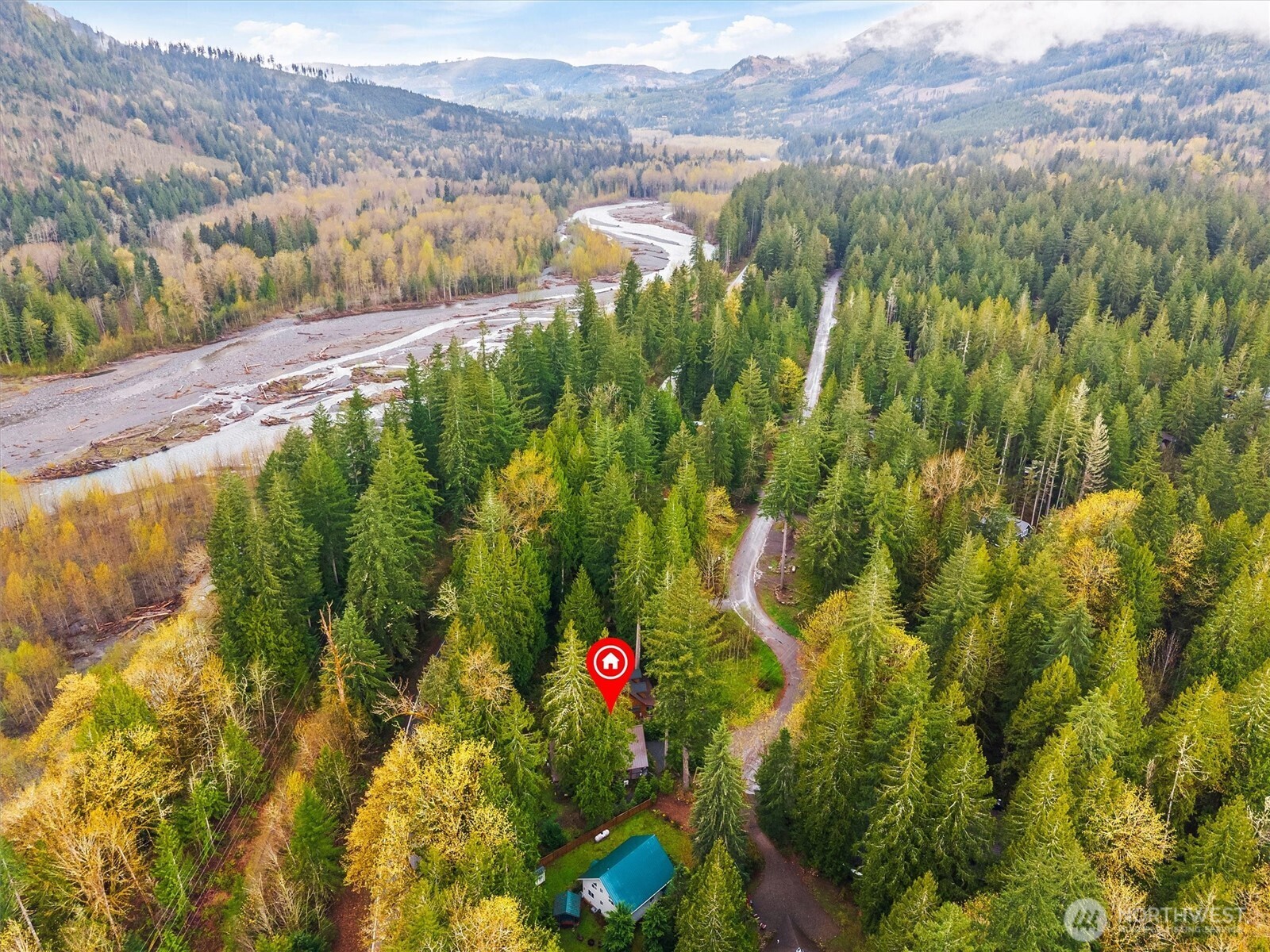 7381 Scott Place Deming, WA 98244 - Photo 39 of 40 a view of city and mountain