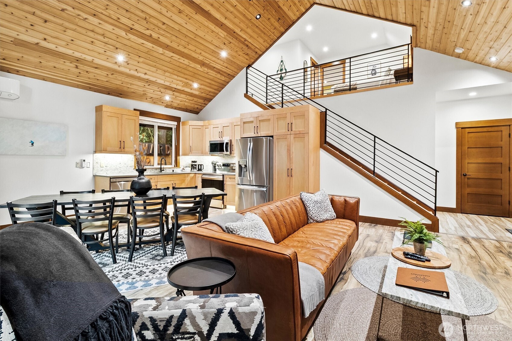 7381 Scott Place Deming, WA 98244 - Photo 6 of 40 a living room with furniture and wooden floor