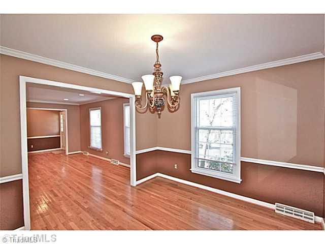 4601 Highberry Road Greensboro, NC 27410 - Photo 4 of 16 Dining Room. Open to the kitchen and the living room