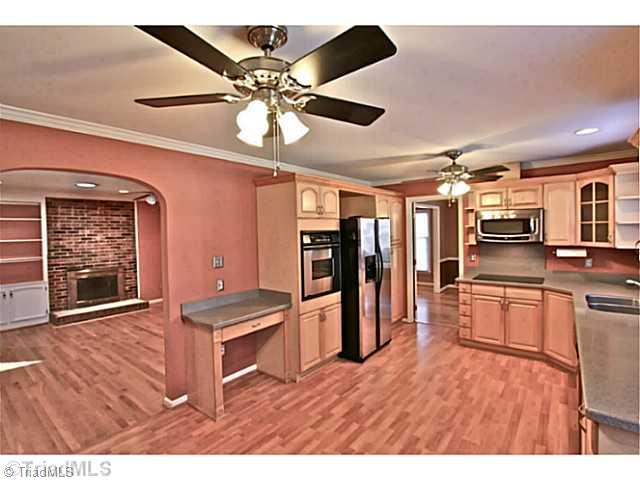 4601 Highberry Road Greensboro, NC 27410 - Photo 5 of 16 Kitchen. Wonderful open eat in kitchen open to the family room