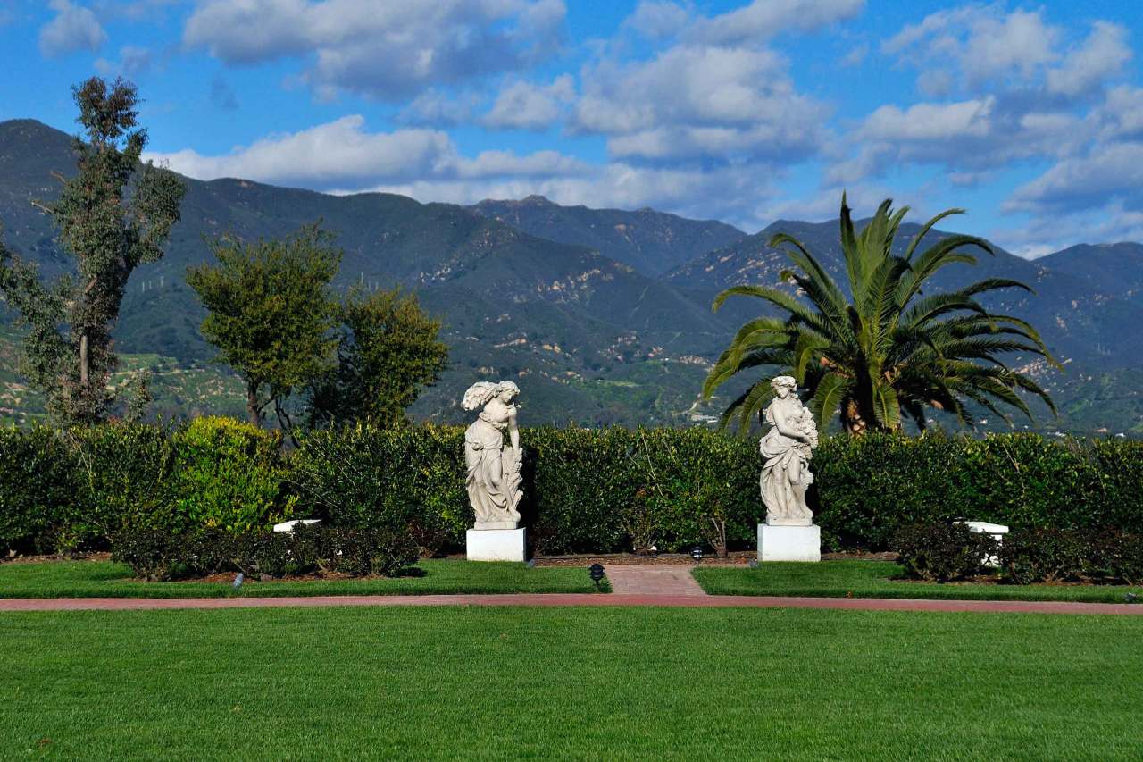 931 Las Alturas Road Santa Barbara, CA 93103 - Photo 8 of 9 a view of a house with a yard