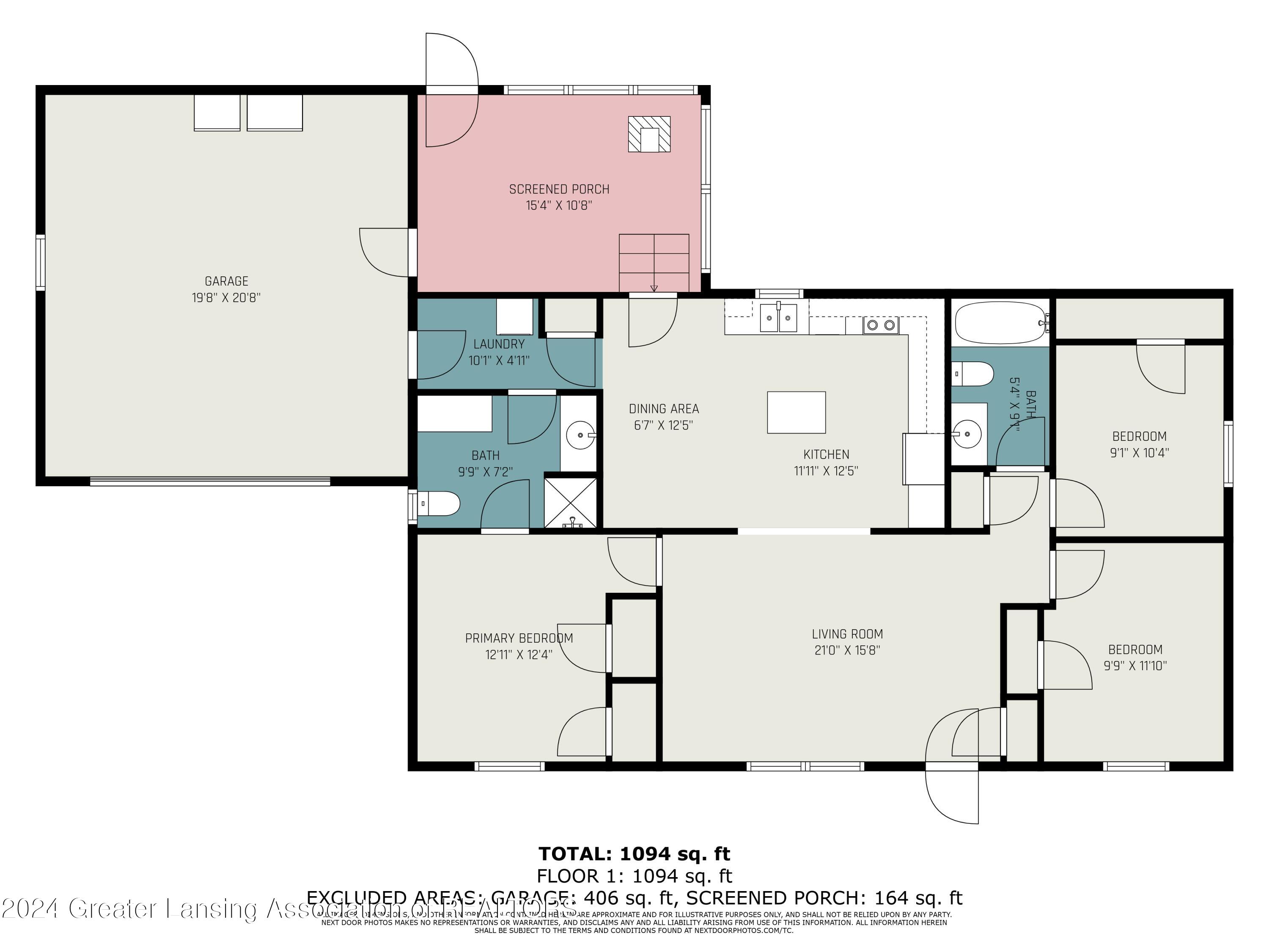 8205 Hilldale Road Springport, MI 49284 - Photo 23 of 23 Floor Plan