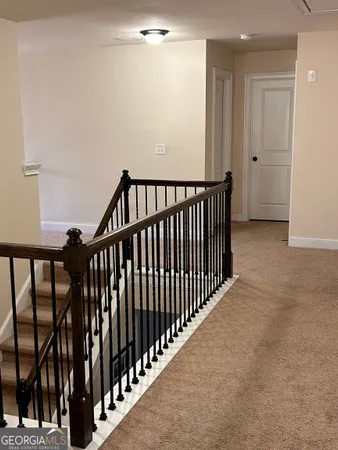 a view of a wooden deck