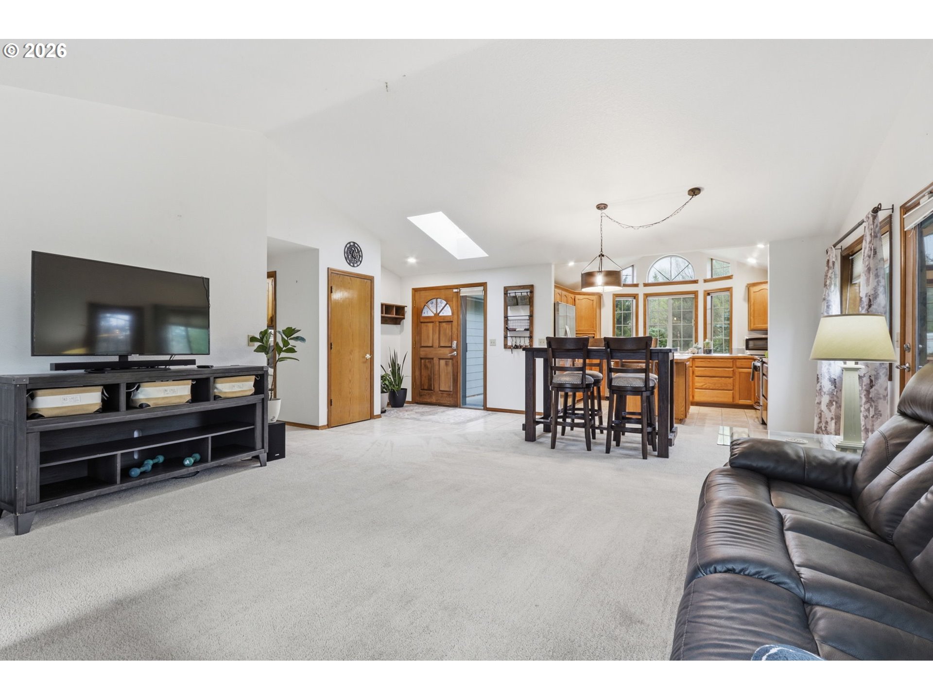 33954 Vista Lane Warren, OR 97053 - Photo 21 of 48 a living room with furniture and a flat screen tv