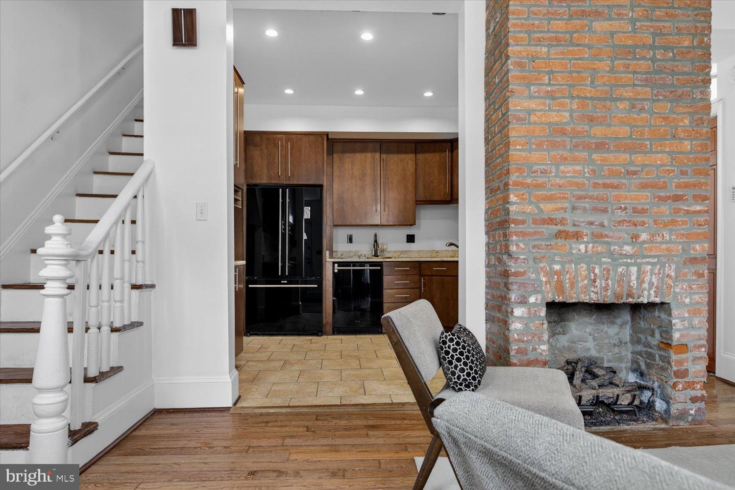 911 Independence Avenue Southeast Washington, DC 20003 - Photo 13 of 38 Charming home with rustic brick accents.