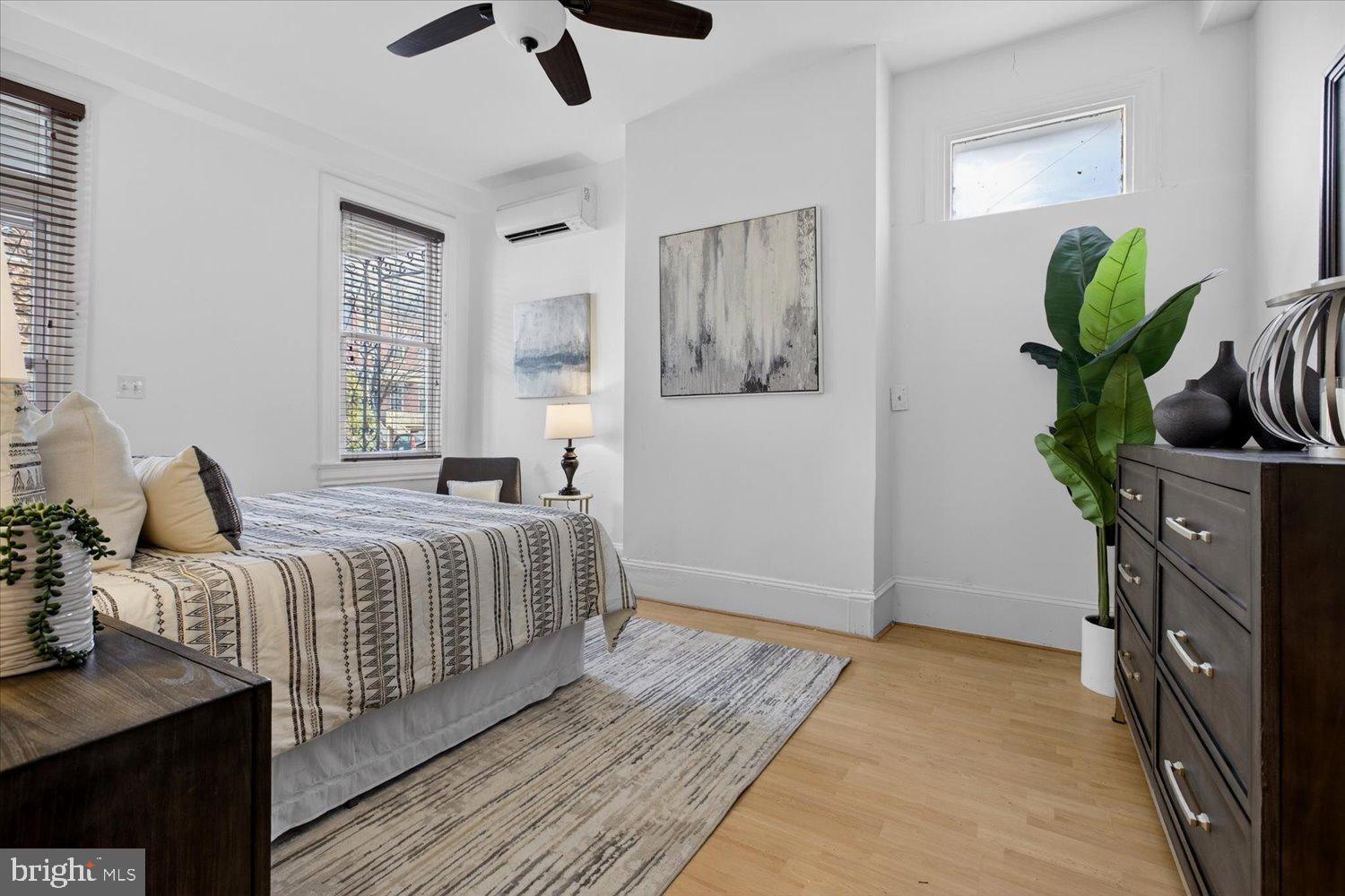 911 Independence Avenue Southeast Washington, DC 20003 - Photo 20 of 38 Main level bedroom with natural light and style.