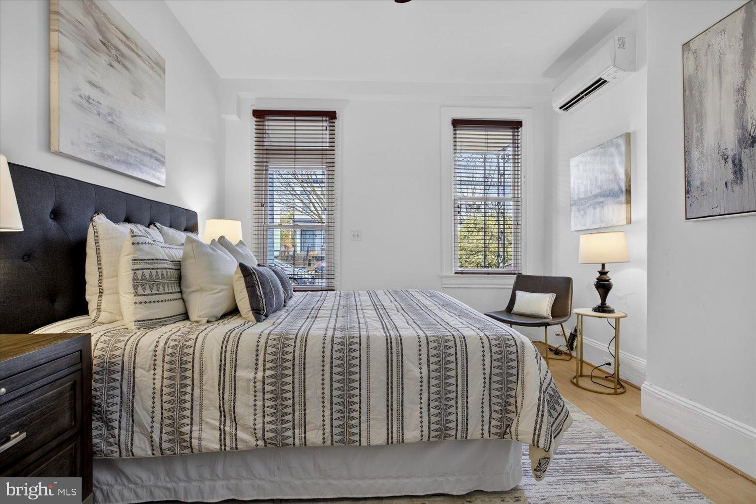 911 Independence Avenue Southeast Washington, DC 20003 - Photo 21 of 38 Serene bedroom with natural light and style.