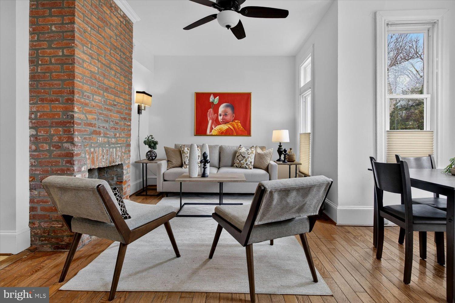 911 Independence Avenue Southeast Washington, DC 20003 - Photo 7 of 38 Charming living space with rustic accents.