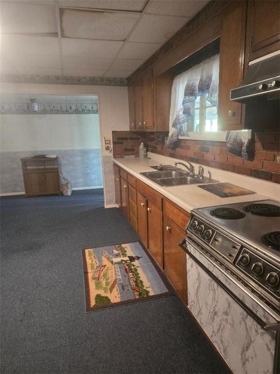 501 Filbert Orient Road Fairbank, PA 15435 - Photo 13 of 22 a kitchen with a stove a sink and a microwave