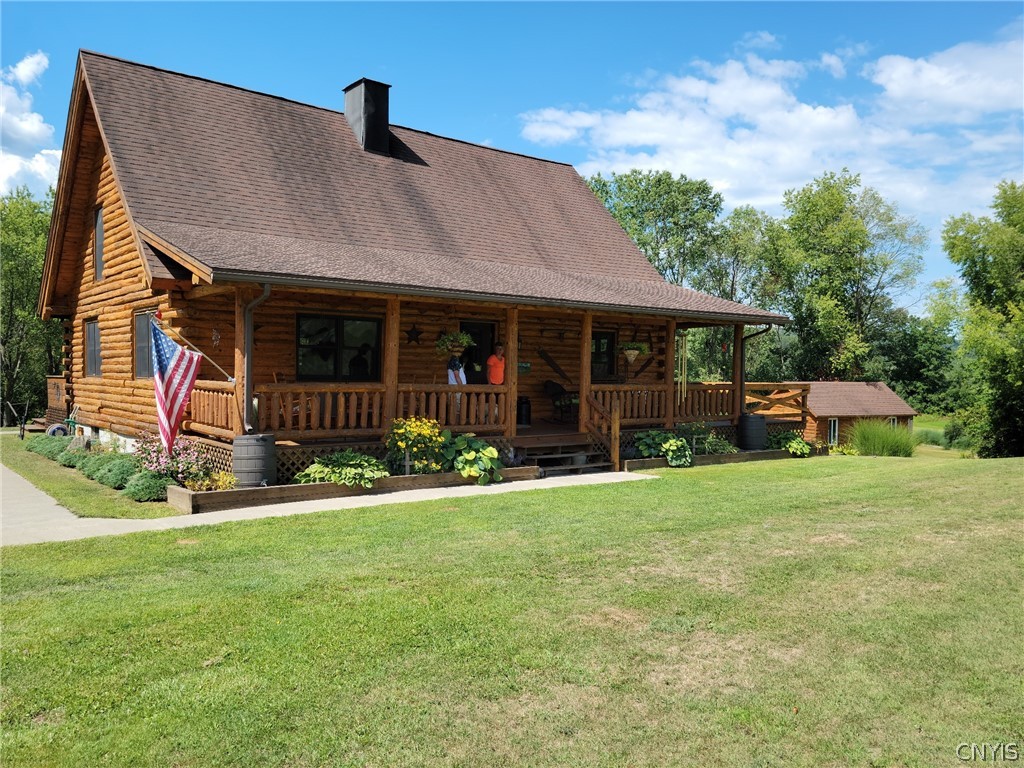 2255 Church Road Lebanon, NY 13346 - Photo 1 of 1 Front of Log Home