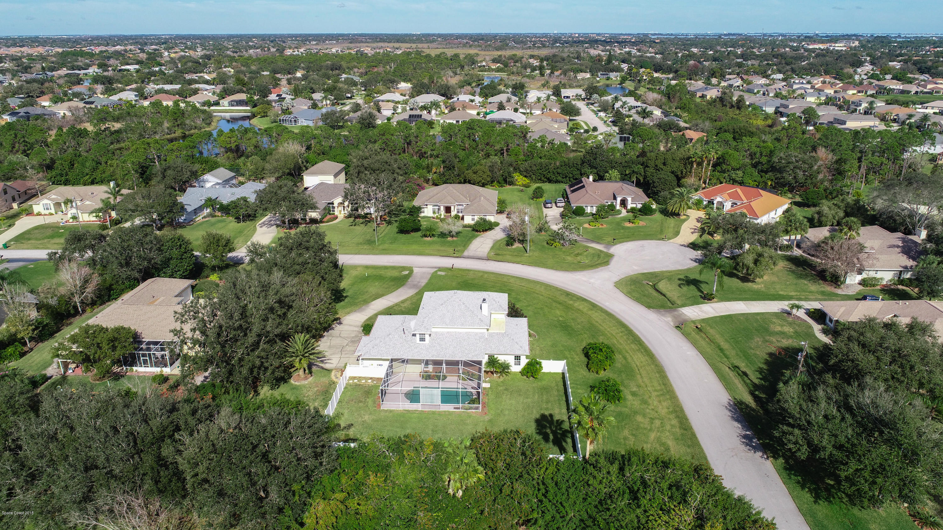 3420 Shady Run Road Melbourne, FL 32934 - Photo 25 of 33 an aerial view of multiple house