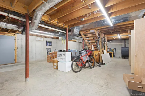 a view of storage and utility room