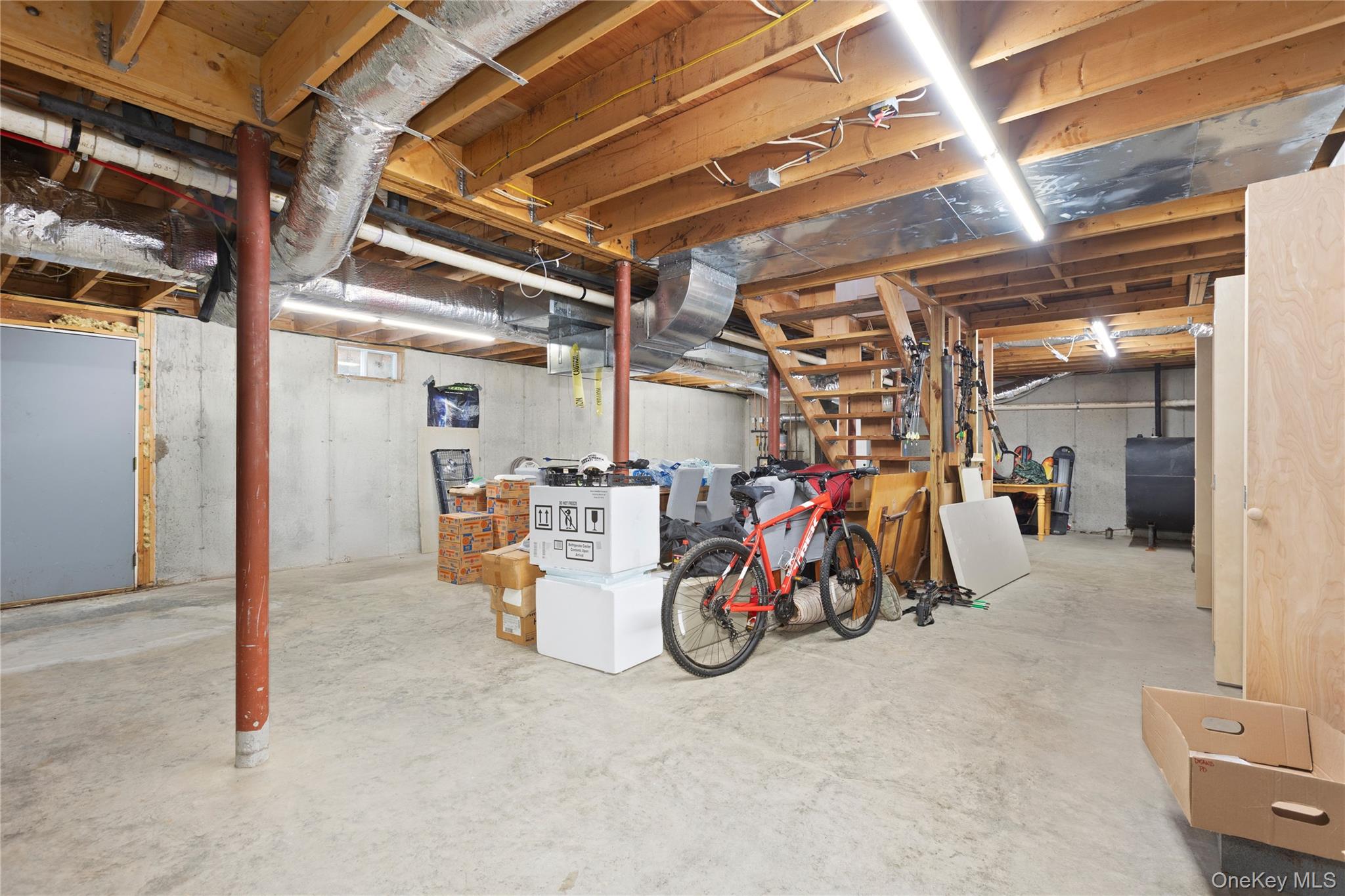 216 N Road Red Hook, NY 12571 - Photo 19 of 20 a view of a storage room with gym equipment