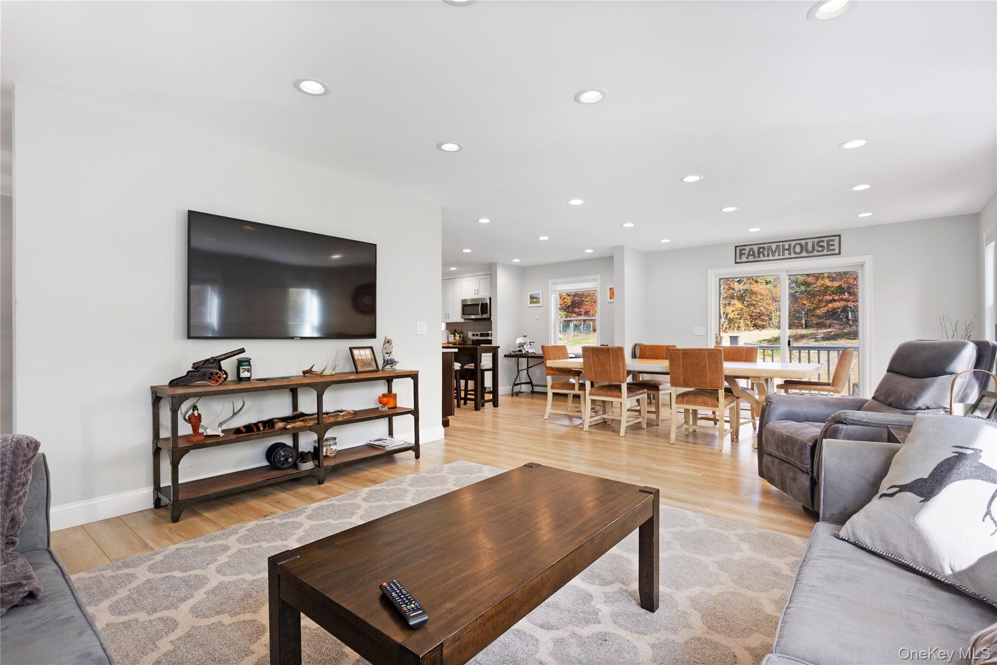 216 N Road Red Hook, NY 12571 - Photo 9 of 20 a living room with furniture and a flat screen tv