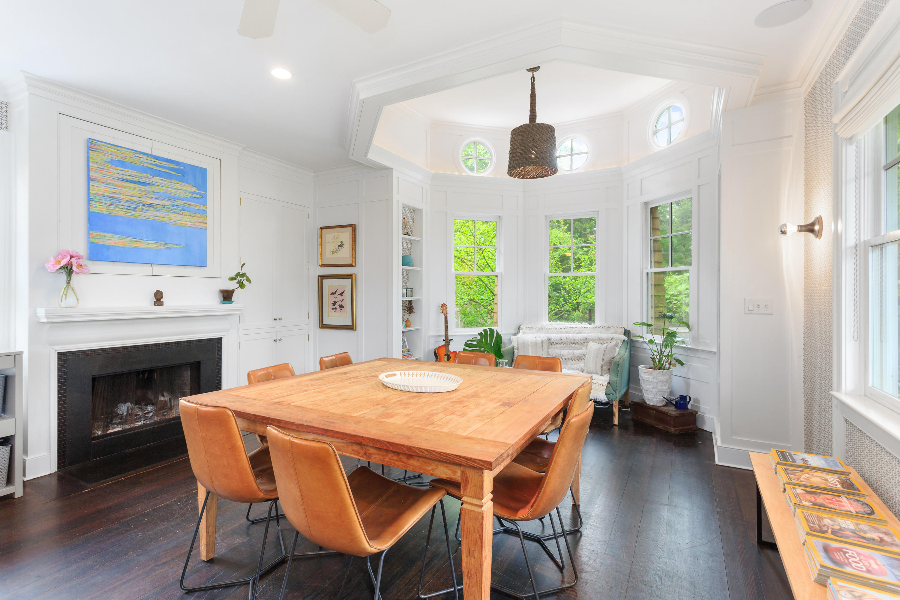 29 Pine Point Road Rowayton, CT 06853 - Photo 4 of 21 a view of a dining room with furniture window and wooden floor