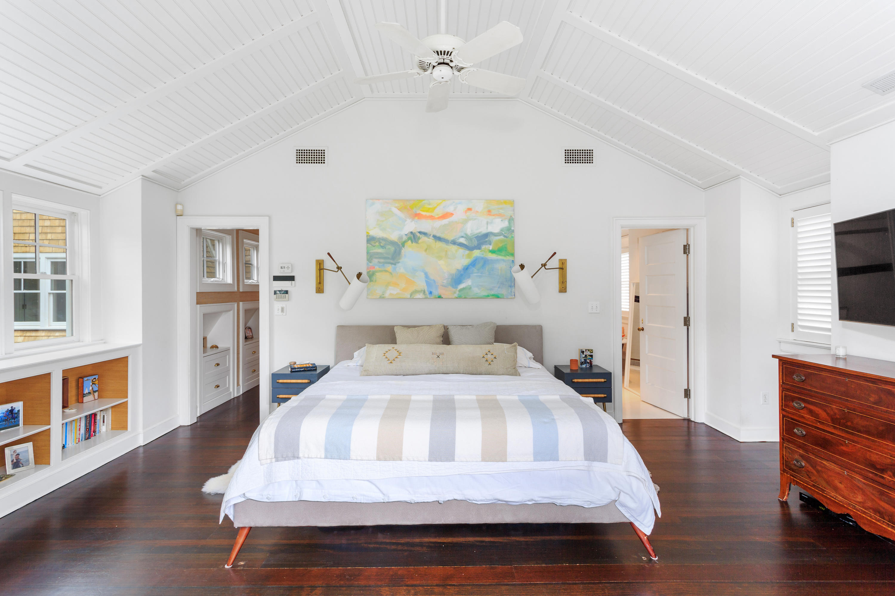 29 Pine Point Road Rowayton, CT 06853 - Photo 8 of 21 a living room with furniture and a flat screen tv