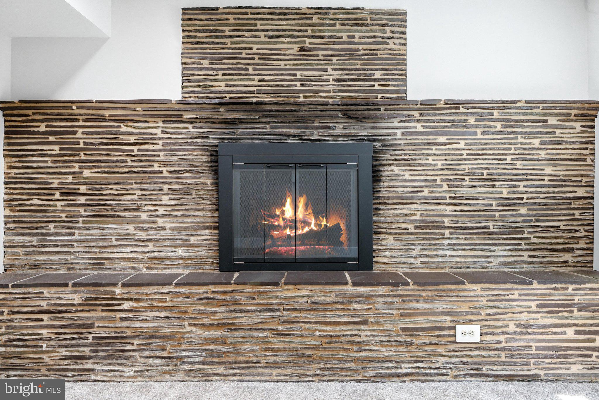 461 Norman Road High View, WV 26808 - Photo 36 of 73 Fireplace with stone surround