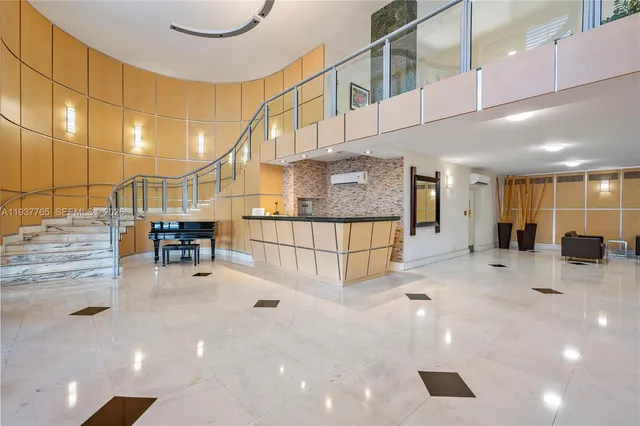 a view of a city with tall buildings