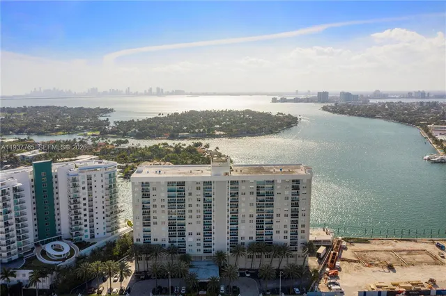 a view of a building with a city view