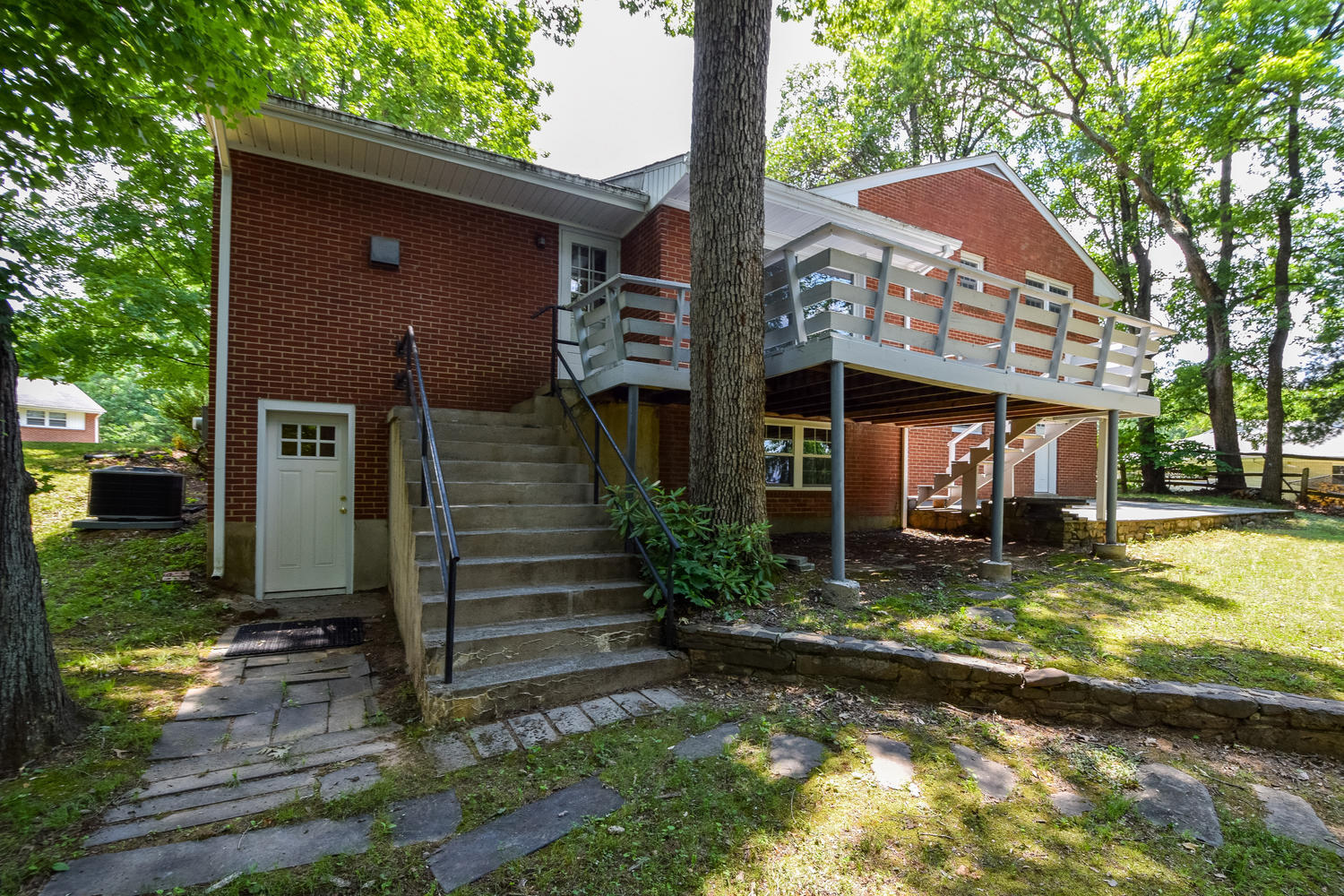 3075 Sedgefield Road Southwest Roanoke, VA 24018 - Photo 23 of 30 a view of a house with a yard balcony and tree s