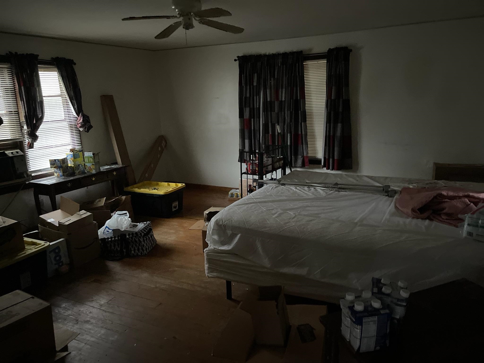 3533 Kendrick Road Memphis, TN 38108 - Photo 5 of 13 Bedroom with hardwood / wood-style floors and a ceiling fan