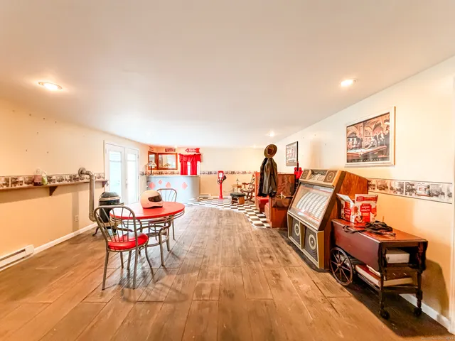 a outdoor space with furniture