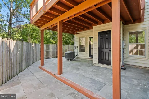 a view of a porch