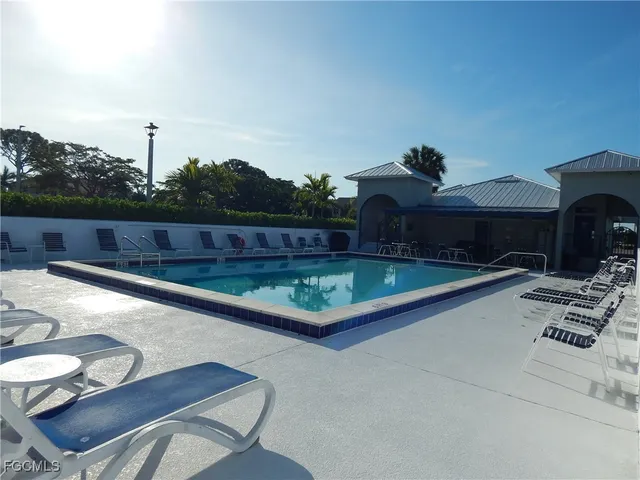 a view of a terrace with chairs