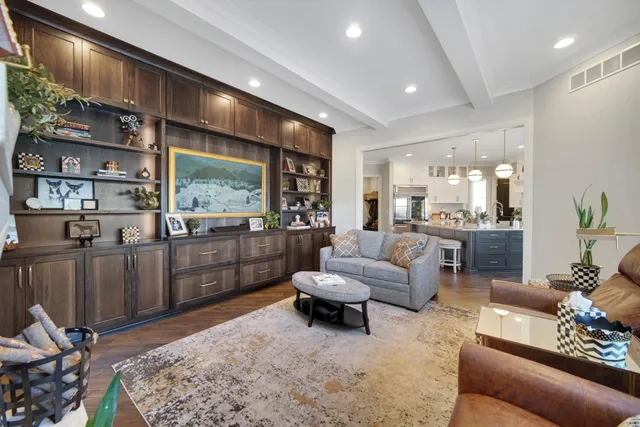 a view of a hallway with closet and entryway