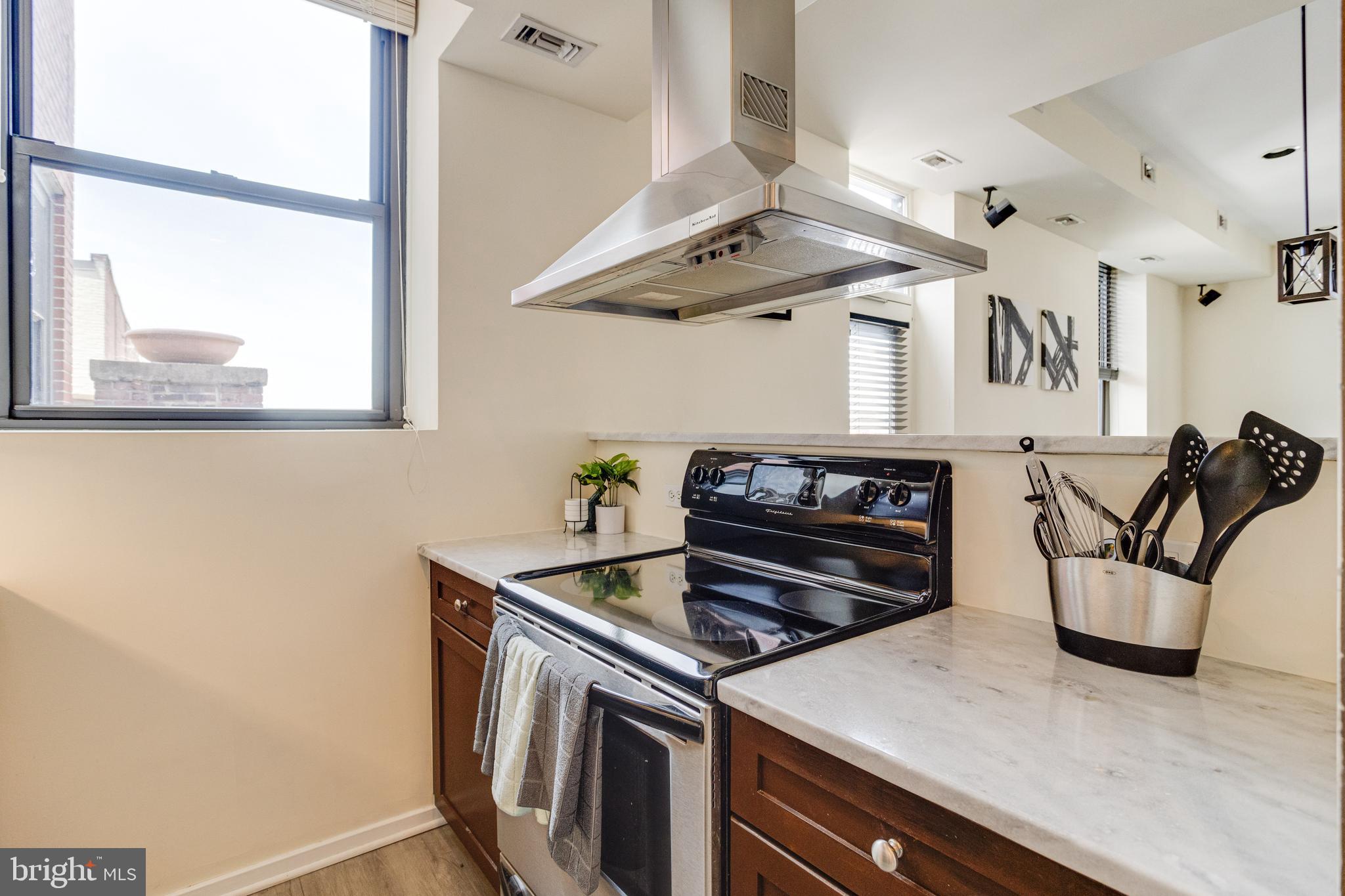1211 Light Street, Unit 403 Baltimore, MD 21230 - Photo 15 of 52 Kitchen with quartz countertops / SS Appliances