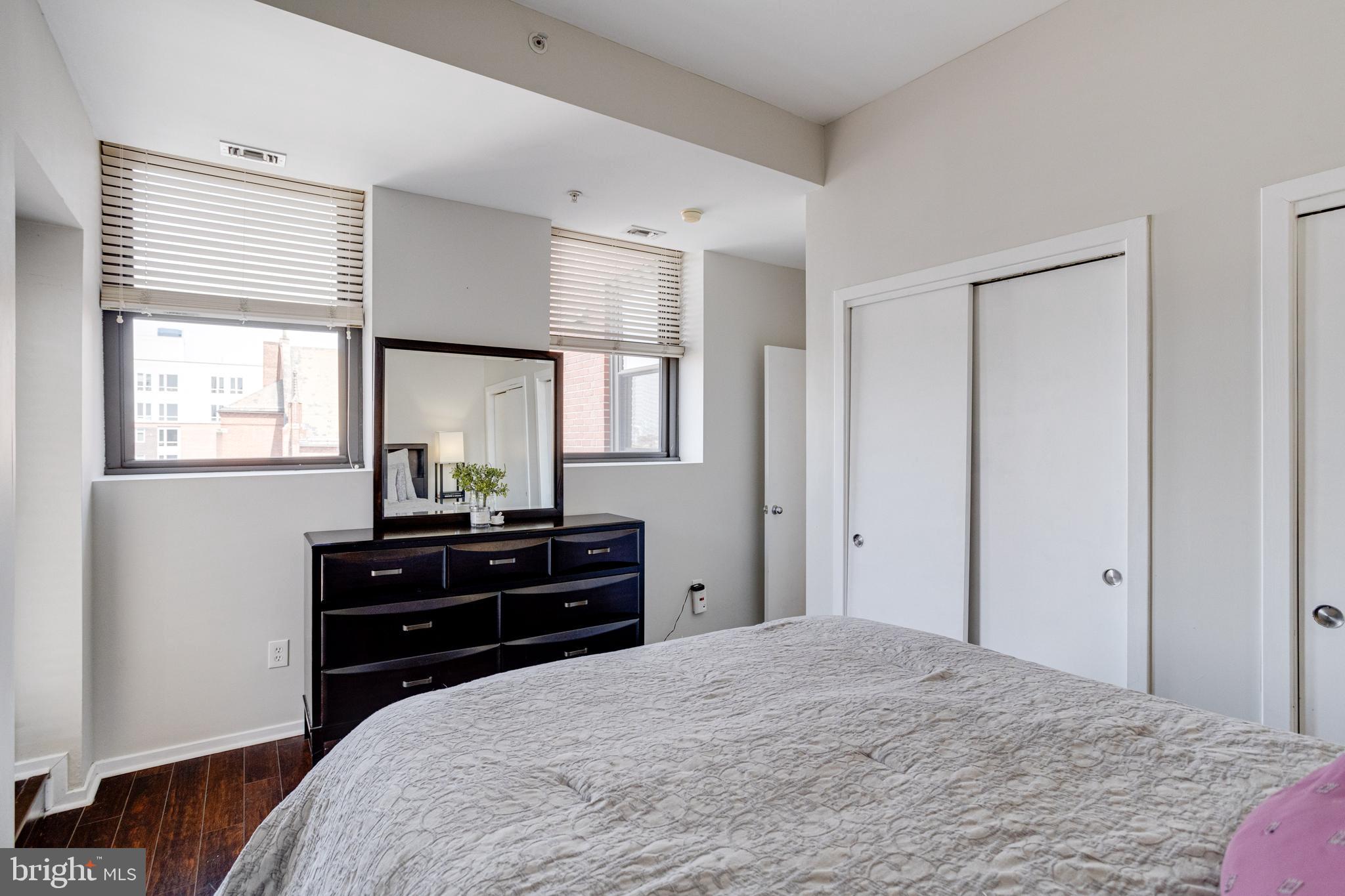 1211 Light Street, Unit 403 Baltimore, MD 21230 - Photo 29 of 52 Master Bedroom with ample Closet Space