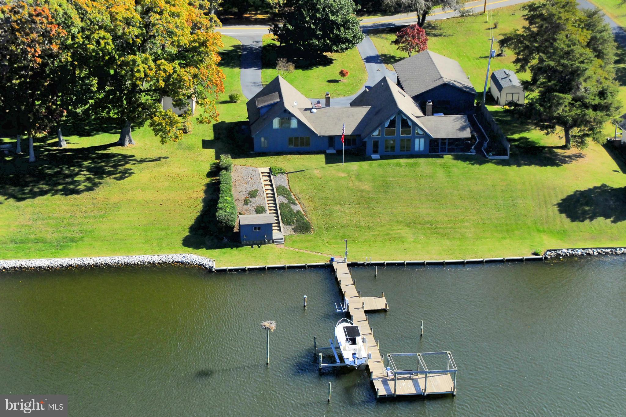 24468 Half Pone Point Road Hollywood, MD 20636 - Photo 1 of 28 Waterfront aerial view