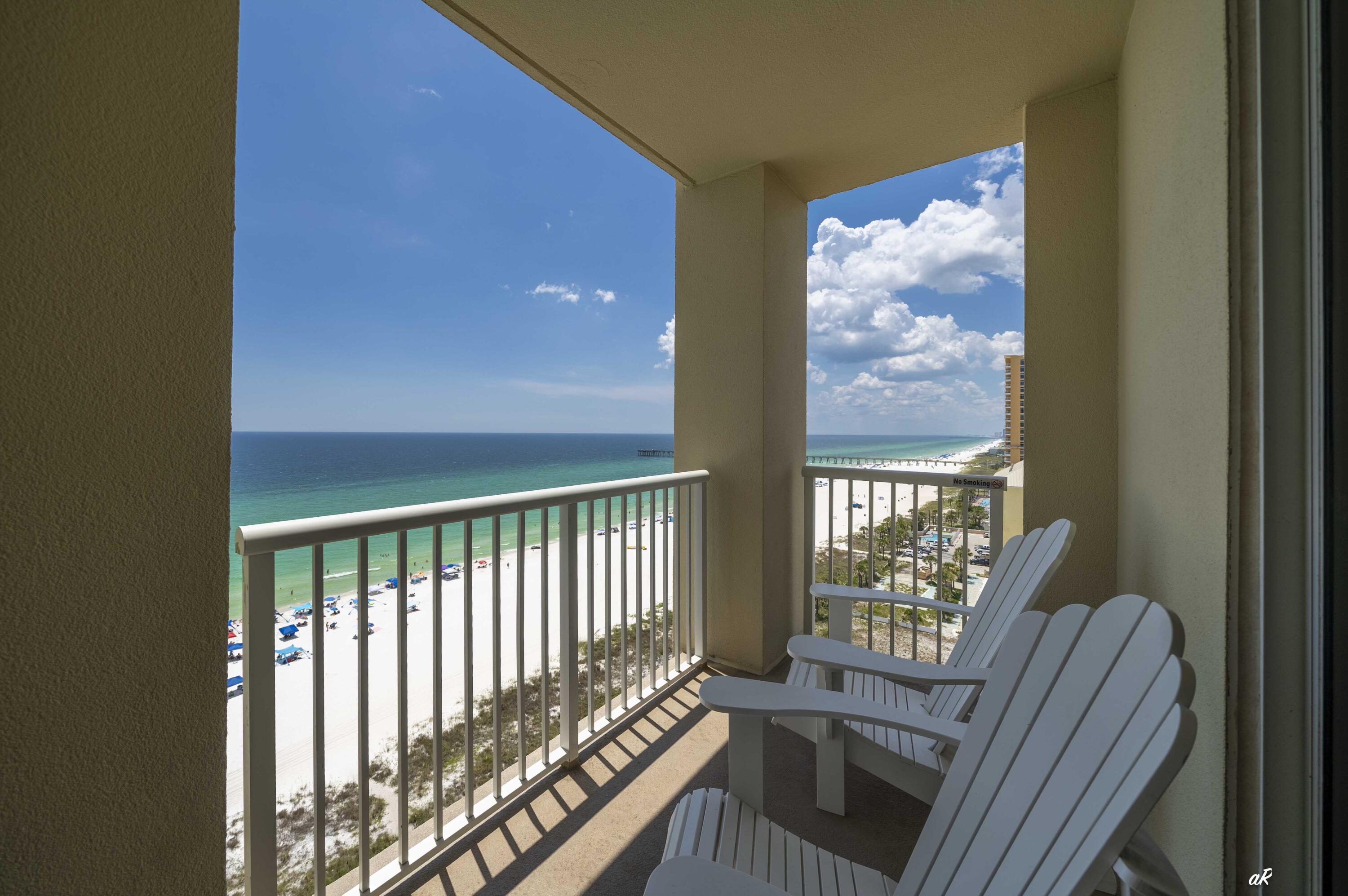 11807 Front Beach Road, Unit 11201 Panama City Beach, FL 32407 - Photo 4 of 59 Large Balcony