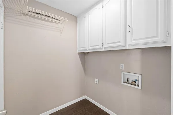 a view of a room with a fan