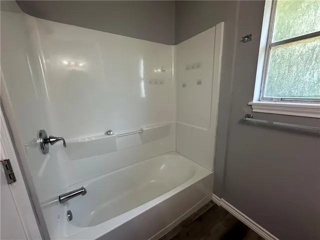 a view of a yard with plants