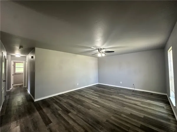 wooden floor in an empty room